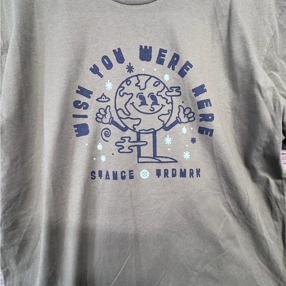 Stance Green Short Sleeve Tee with Vintage Graphic Design - Picture 3 of 8